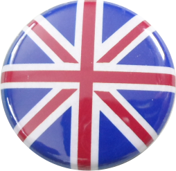 GB Flagge Button Union jack